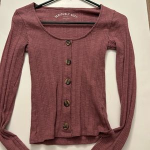 Aeropostale Purple Long Sleeve